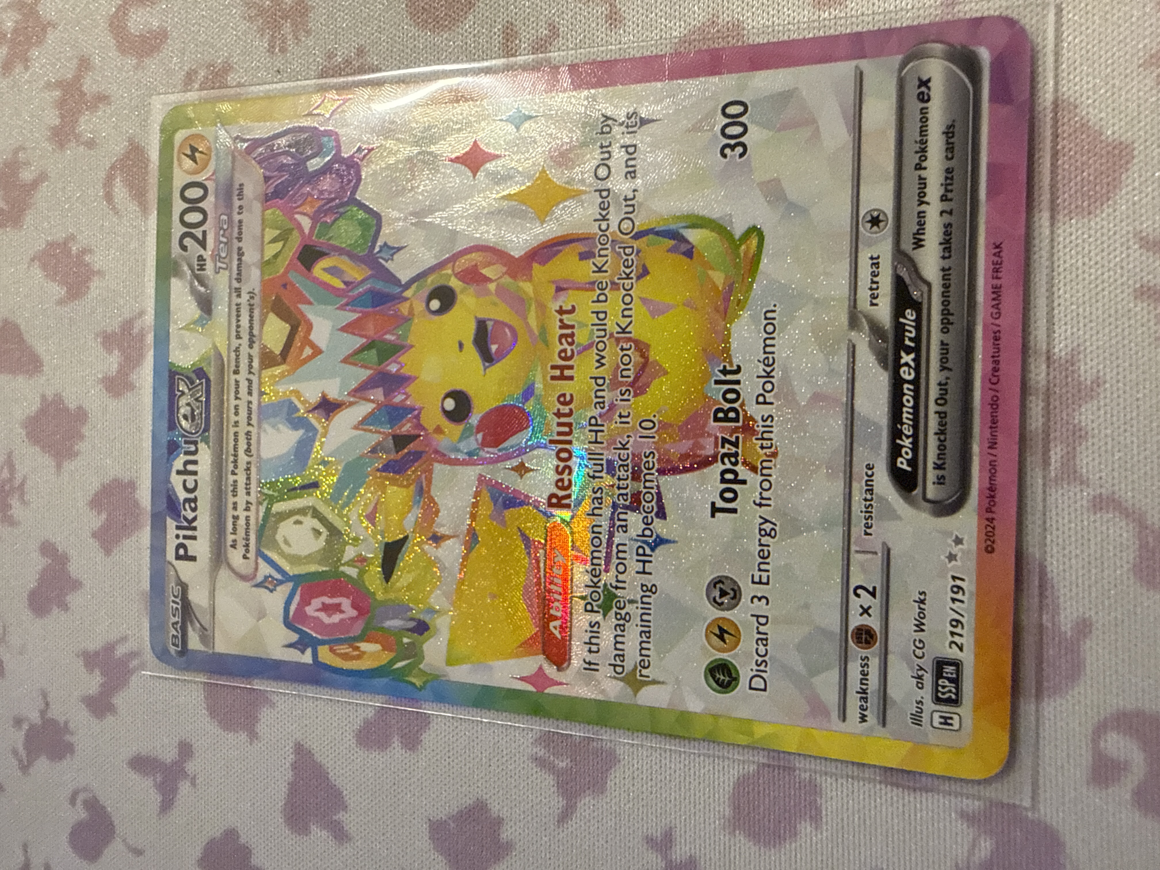 2024 ピカチュウ ex PSA9 ULTRA RARE Pokemon 2024 Japanese Pikachu Ex Super Rare 122 PSA 9 | eBay